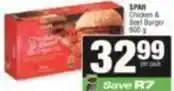 SuperSpar Spar - chicken & beef burger offer