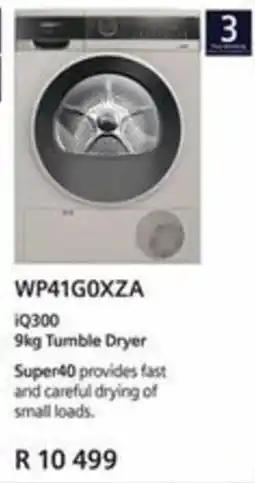 Sounds Great Siemens iQ300 Tumble Dryer offer