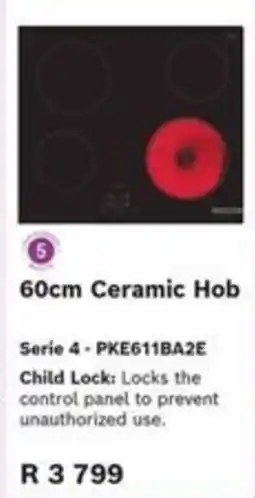 Sounds Great Bosch 60cm Ceramic Hob offer
