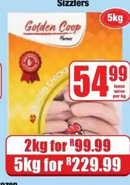 Boxer Golden Coop Frozen Chicken offer