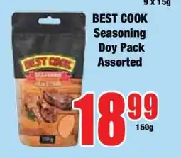 Boxer BEST COOK Seasoning Doy Pack Assorted offer