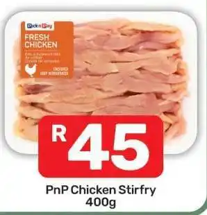 Pick n Pay PnP Chicken Stirfry 400g offer