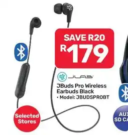 Pick n Pay Hypermarket Jbuds Pro Wireless Earbuds Black offer