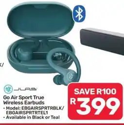 Pick n Pay Hypermarket Go Air Sport True Wireless Earbuds offer