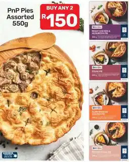 Pick n Pay PnP Pies Assorted 550g offer