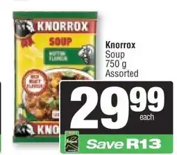 Spar KNORROX SOUP offer