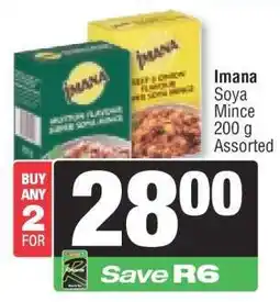 Spar IMANA SOYA MINCE offer
