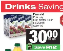 Spar Parmalat Pure Joy Fruit Nectar Blend offer