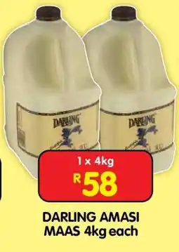 Shoprite DARLING AMASI MAAS 4kg each offer