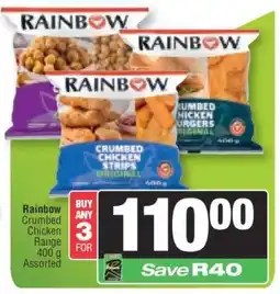 Spar Rainbow Crumbed Chicken Range offer