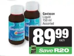 Spar Gaviscon offer