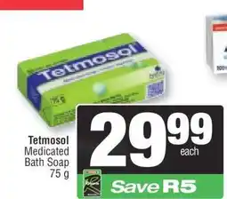 Spar Tetmosol Medicated Bath Soap 75 g offer
