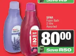 Spar SPAR Foam Bath offer
