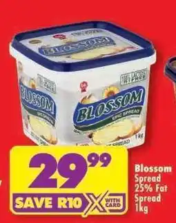Shoprite Blossom Spread 25% Fat Spread 1kg offer