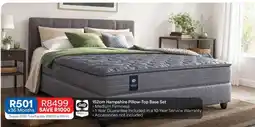 OK Furniture 152cm Hampshire Pillow-Top Base Set offer