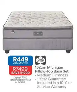OK Furniture 152cm Michigan Pillow-Top Base Set offer