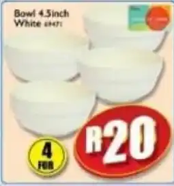 A5 Cash & Carry Bowl 4.5inch White offer