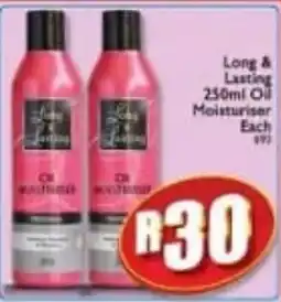 A5 Cash & Carry Long & Lasting Oil Moisturiser offer