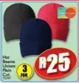A5 Cash & Carry Hat Beanies Unisex Plain Col offer