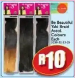 A5 Cash & Carry Be Beautiful Yaki Braid Assorted offer