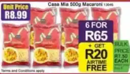 A5 Cash & Carry Casa Mia Macaroni offer