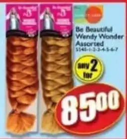 A5 Cash & Carry Be Beautiful Wendy Wonder Assorted offer