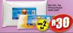 A5 Cash & Carry Sea Salt 1kg White/Mixed offer