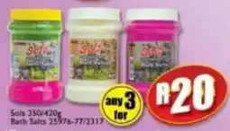 A5 Cash & Carry Sois Bath Salts offer
