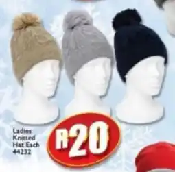 A5 Cash & Carry Ladies Knitted Hat Assorted offer