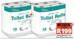 Checkers Housebrand Toilet Rolls offer