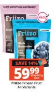 Checkers Frúzo Frozen Fruit offer