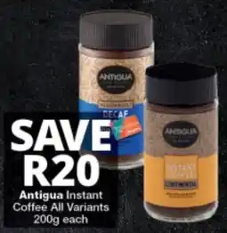 Checkers Antigua Instant Coffee All Variants offer