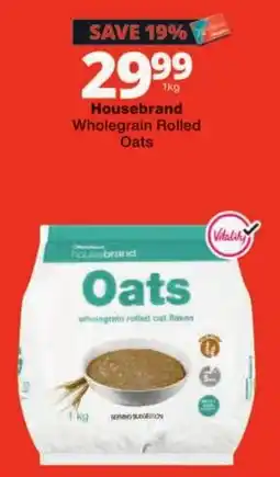 Checkers Housebrand Wholegrain Rolled Oats offer