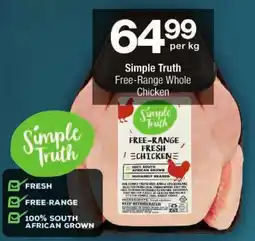 Checkers Simple Truth Free-Range Whole Chicken offer