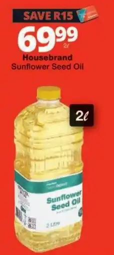 Checkers Housebrand Sunflower Seed Oil offer