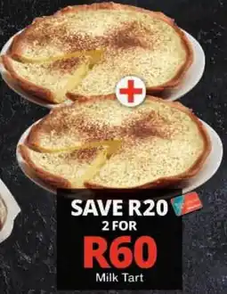 Checkers Milk Tart offer
