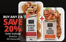 Checkers Café Culture 8 Cheese & Beef Sliders offer