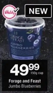 Checkers Forage and Feast Jumbo Blueberries offer