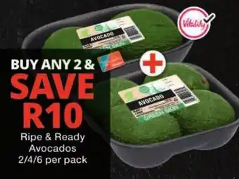 Checkers Ripe & Ready Avocados offer