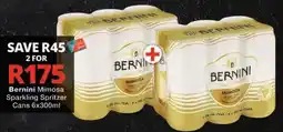 Checkers Bernini Mimosa Sparkling Spritzer offer