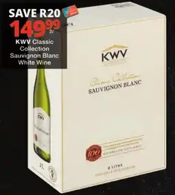 Checkers KVV Classic Collection Sauvignon Blanc White Wine offer