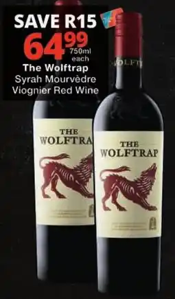 Checkers The Wolftrap Syrah Mourvèdre Viognier Red Wine offer