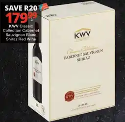 Checkers KWV Classic Collection Cabernet Sauvignon Shiraz Red Wine offer