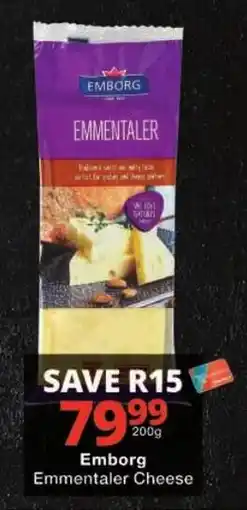Checkers Emborg Emmentaler Cheese offer