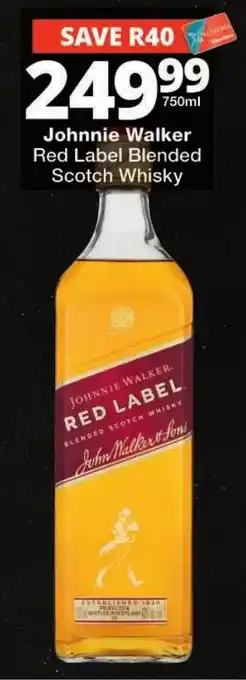 Johnnie Walker Red Label Blended Scotch Whisky
