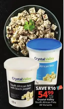 Checkers Crystal Valley South African Feta offer