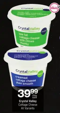 Checkers Crystal Valley Cottage Cheese offer
