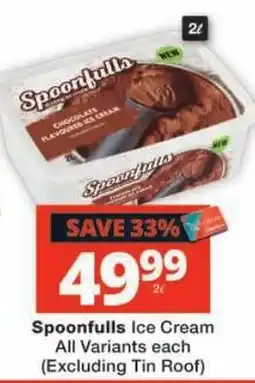 Checkers Spoonfulls Ice Cream offer
