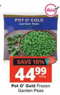 Checkers Pot O' Gold Frozen Garden Peas offer