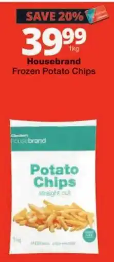 Checkers Housebrand Frozen Potato Chips offer